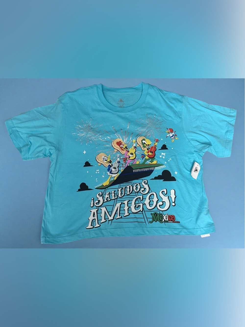Disney Parks Epcot World Showcase Mexico Three Caballeros ¡Saludos Amigos! Tee
